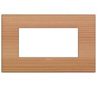 VIMAR Arke série - Cadre Classic 4 modules bois Larice