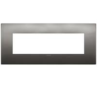 VIMAR Arke série - Cadre Classic 7 modules Metal Chrome Noir