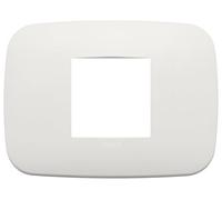 VIMAR Arke série - Cadre Round 2 modules central Metal Perle Mat