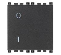 VIMAR Arke série - Interrupteur 2 pôles 16 AX 2 Modules Gris