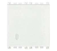 VIMAR Arke série - Poussoir 1 polo no 10 A 2 modules Blanc
