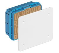 Vimar Boîte de dérivation encastrable avec couvercle et vis 116 x 92 x 50 mm blanc