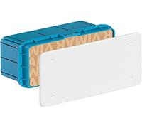 VIMAR Boîte dérivation encastrable avec couvercle blanc et vis 154