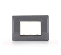VIMAR boîtes de surface - Couvercle IP55 3 Module avec vis gris granite