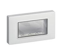 VIMAR boîtes de surface - Couvercle IP55 4 Module avec vis gris rAL7035