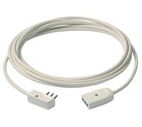 Vimar Câble Rallonge Avec Fiche Plate 3G0,75, Blanc, Vim-0P32369.B