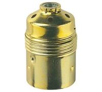 VIMAR - Douille E27 M10 x 1 capot + Chemise lisse Laiton