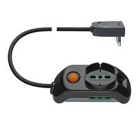 Vimar FP00511 Multiprise avec Interrupteur Lumineux, 1 Prise Universelle, 2 Prises, Câble 3 m