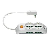Vimar FP00523.C.B Multiprise avec interrupteur lumineux, 2 prises universelles, 4 prises sûres