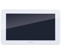 VIMAR K42917 Moniteur supplémentaire à écran tactile LCD 7" mains libres pour kit portier-vidéo en saillie, alimentation avec fiches standards EU, EK, US et AU et attaches pour fixation murale