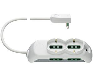 VIMAR MULTIPRESA 2 SCHUKO 4 LOOP CÃ‚BLE 1,5M WHITE COLOR FP00520.C.B