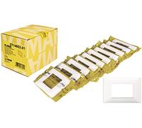 Vimar Plana 0T14653.01 Plaque 3 modules technopolymère Blanc
