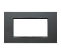 VIMAR Plaque Classique en tecnopolimero Color Anthracite 4 modules