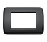 Vimar Plaque Rondò 3M Noir