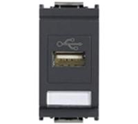 VIMAR PRISE USB IDEA 1 MODULE COULEUR GRIS 16368