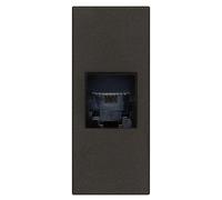 Vimar RJ11 socket Line 1 module 6 positions 4 contacts noir - 30320.G