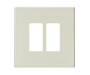 VIMAR série 8.000 - Plaque 2 module résine pression série 8000 ivoire