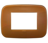 Vimar série arke Cadre Round 3 modules Reflex Caramel