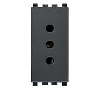 VIMAR série eikon - Prise 2 Pôles + Terre 10 A P11 Gris