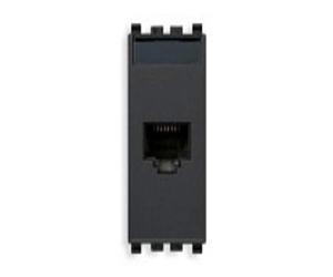 VIMAR série eikon - Prise RJ45 netsafe Cat5e UTP Gris