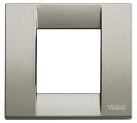 VIMAR série Idea - Plaque Classica 1 - 2 module métal titane métallisé