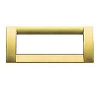 VIMAR série Idea - Plaque Classica 6 module métal or mat