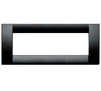 Vimar Serie Idea Plaque classique 6 module en plastique noir