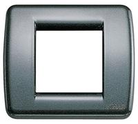 VIMAR série Idea - Plaque Rondo 1 - 2 module métal anthracite