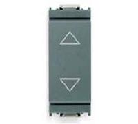 VIMAR série Idea - Poussoir Commutateur 1 pôle 10 A gris