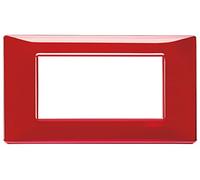 VIMAR série plat - Carte 4 Module Rouge Rubi