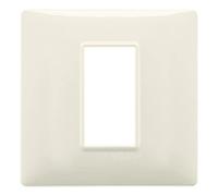 VIMAR série plat - Plaque 1 module tecnopolimero beige
