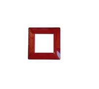 VIMAR série plat - Plaque 2 module rouge rubi