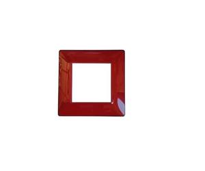 VIMAR série plat - Plaque 2 module rouge rubi