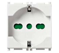 VIMAR série plat - Prise 2 Pôles + Terre 16 A Universal antibactérien