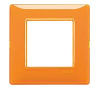 Vimar série plate - Plaque 2 module reflex orange