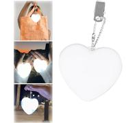 VIMAZ 1 lampe rechargeable pour sac à main, sac à main, lampe LED à activation tactile en forme de cœur, veilleuse à suspendre pour femmes et filles