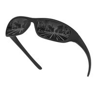 Vimbloom Lunettes de Soleil Hommes Polarisées Lunettes de sport Protection UV400 avec Conduite Vélo Pêche Course à pied pour Golf Hommes et Femmes VI367 (Mat Noir)