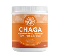 VIMERGY Poudre de Chaga Bio, 250 g, Extrait de Champignon | Idéal dans le thé, le café ou les smoothies. Casher, végan, sans OGM, gluten ni alcool, paléo.