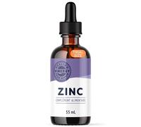 Vimergy Zinc Liquide 55 ml - Format Voyage, 27 Portions - Complément de Zinc Liquide - Bon pour le Métabolisme et les Os - Antioxydant - Sans Sucre Raffiné - Sans Gluten, Sans OGM, Végan, Paléo-Amical