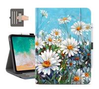 Vimorco Étui pour iPad (A16) 11e génération 2025, pour iPad 11e/10e génération, étui de protection en cuir synthétique, réglable, mise en veille/réveil automatique, poche pour cartes avec porte-crayon