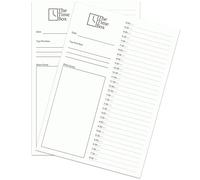 VIMPLUS - The Time Box - Agenda quotidien à faire list Timeboxing Block DIN A5 - 2x50 feuilles (100 jours) - EN - Tâches minimalistes, rendez-vous et calendrier selon la méthode éprouvée de Timeboxing