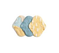 Vimse Blue Sprinkle Lot de 3 serviettes hygiéniques lavables