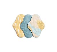 Vimse Blue Sprinkle Lot de 3 serviettes hygiéniques lavables (Regular)