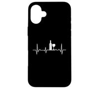 Vin Battement de Coeur Vin Amour Vin Buveur Vin Cadeau Amour Coque pour iPhone 16 Plus