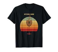 vin blockchain finance investissement vignoble luxe Bitcoin T-Shirt
