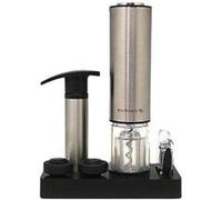 Vin bouquet fi 002 set - set tire-bouchon électrique deluxe avec pompe, deux bouchons et coupeur
