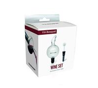 Vin Bouquet FI 131 Coffret vin décanteur et Bouchon sous Vide Accessoires aérateur Conservation Cadeau