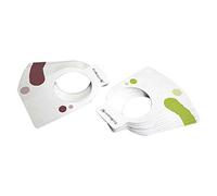 Vin Bouquet FIA 024 - Set de 24 étiquettes pour marquer vos bouteilles,Blanc