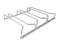 Vin Bouquet Fia 058 Porte-Gobelets en Acier Inoxydable Argenté 33,8 X 26,3 X 5 Cm