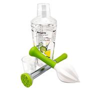Vin Bouquet FIK 003 Set à cocktail (ABS), mortier, shaker avec recettes, jigger et alésoir aux agrumes 50 ml